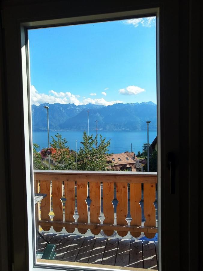 Les échalas II - Chalet indépendant avec cuisine et place privée au coeur du Lavaux Chexbres Exterior foto