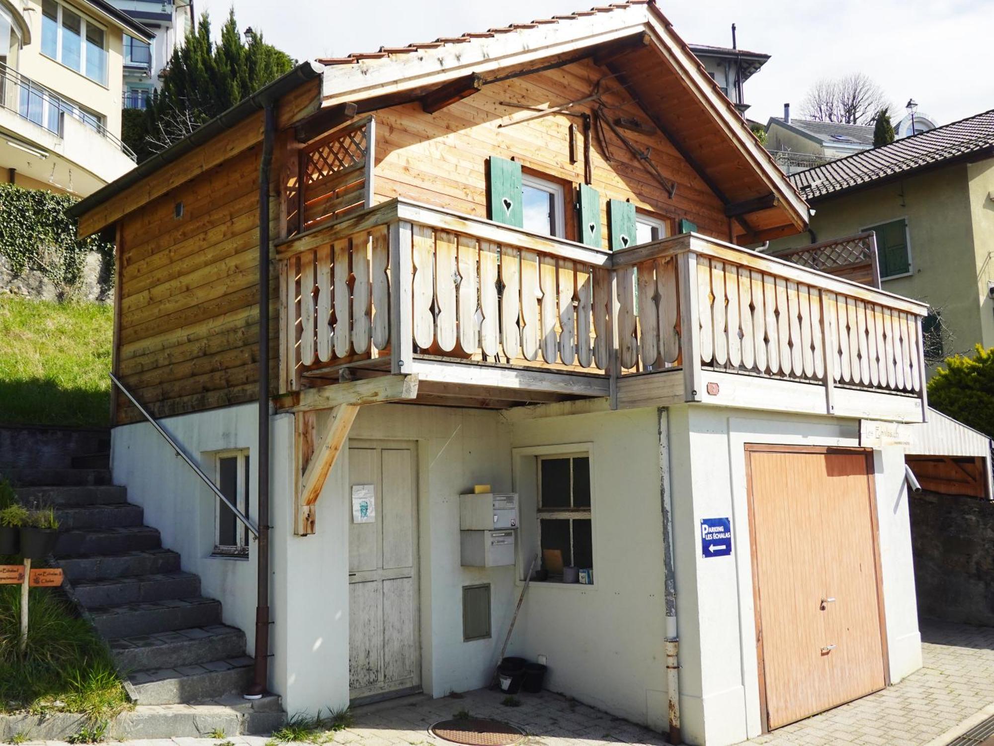 Les échalas II - Chalet indépendant avec cuisine et place privée au coeur du Lavaux Chexbres Exterior foto